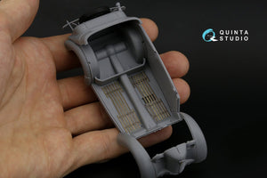 Intérieur imprimé en 3D et coloré sur papier décalcomanie (ICM) Quinta Studio QD35081 Opel Kadett K38, échelle 1/35  – Bild 4