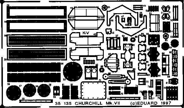 Eduard 35135 Churchill Mk. VII 1/35 Tamiya – image 2
