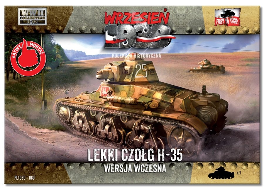 Premier char léger PL080 H-35 au 1/72 – image 2