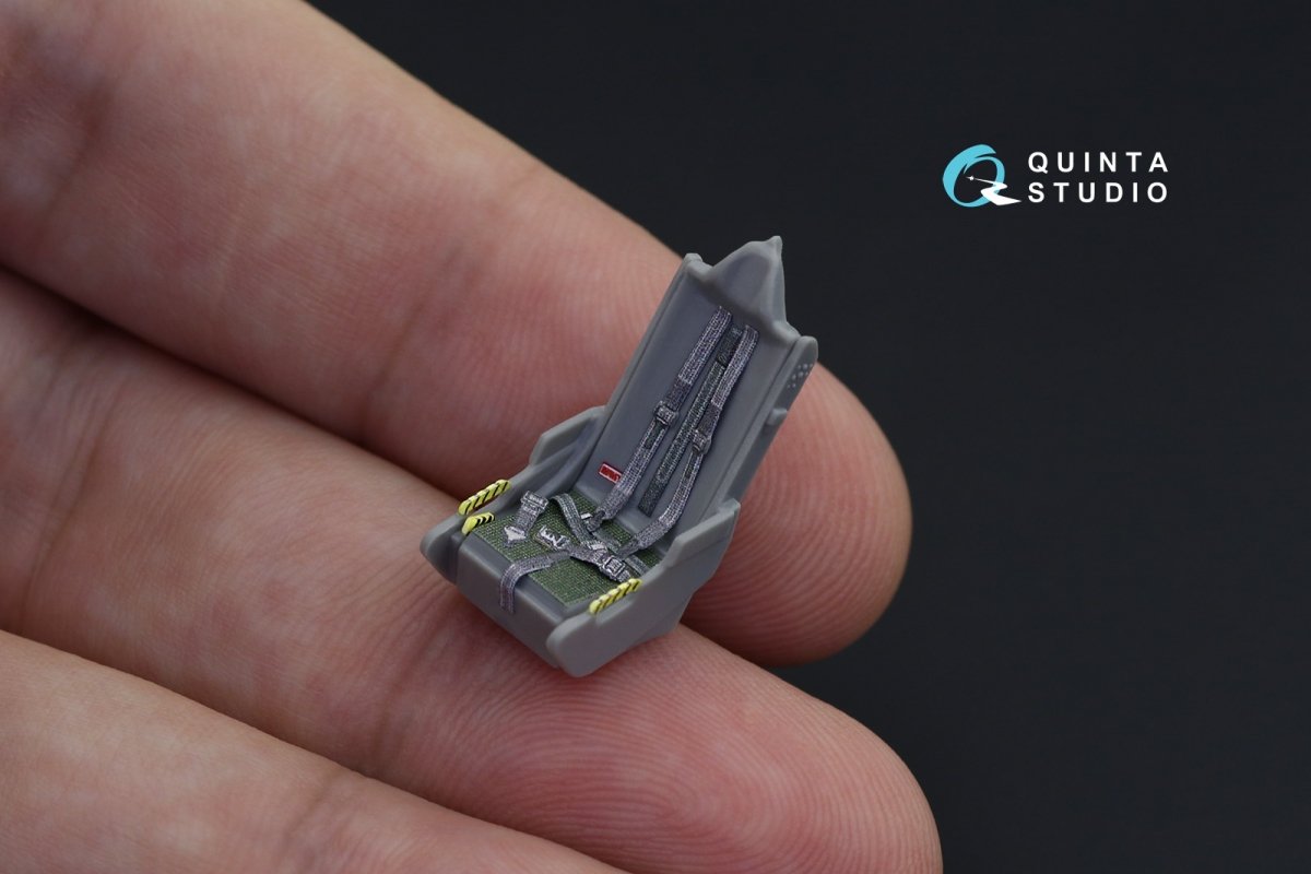 Intérieur imprimé en 3D et coloré du F-5A de Quinta Studio QD48220 (Kinetic) à l&amp;#39;échelle 1/48 – image 7