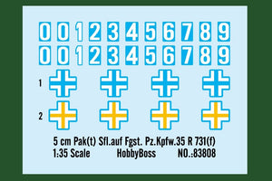 Hobby Boss 83808 5cm Pak auf Fgst. Pz.Kpfw. 35R 731 1/35 – image 4