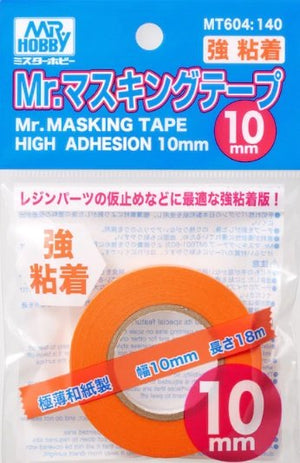 Ruban de masquage Mr.Hobby MT-604, haute adhérence, 10 mm