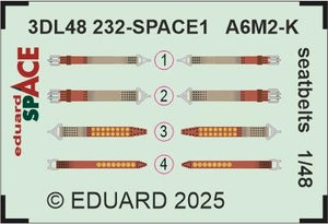 Ceintures de sécurité Eduard 3DL48232 A6M2-K SPACE EDUARD 1/48 – image 3