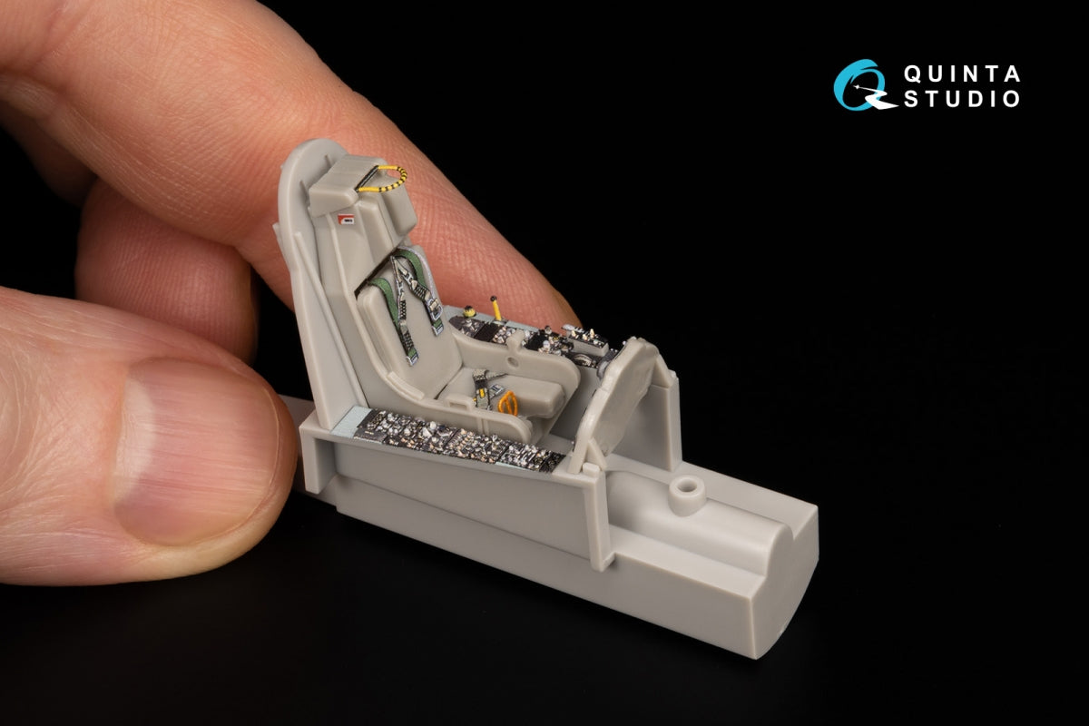 Intérieur imprimé en 3D et coloré sur papier décalcomanie Quinta Studio QD48524 A-4F (Hasegawa/Hobby2000) 1/48 – immagine 3