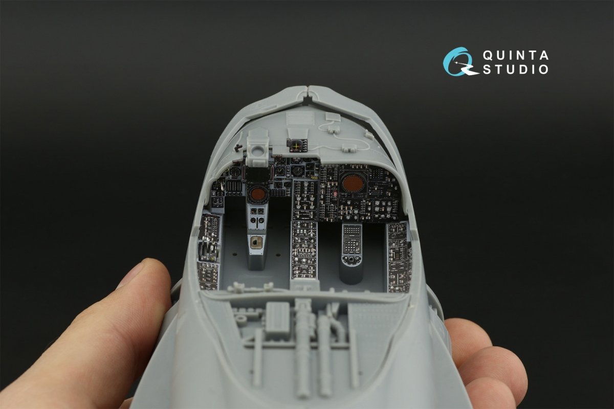 Intérieur imprimé en 3D et coloré sur papier décalcomanie Quinta Studio QDS-32108 A-6A Intruder (Trumpeter) (Petite version) 1/32 – immagine 3