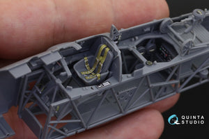 Intérieur imprimé en 3D et coloré sur papier décalcomanie Quinta Studio QD48256 Swordfish Mk.II (Tamiya) 1/48 – immagine 6