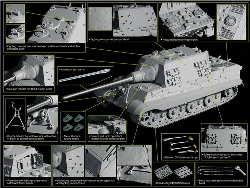 Dragon 6351 Sd.Kfz. 186 Jagdtiger Porsche 1/35 – image 2
