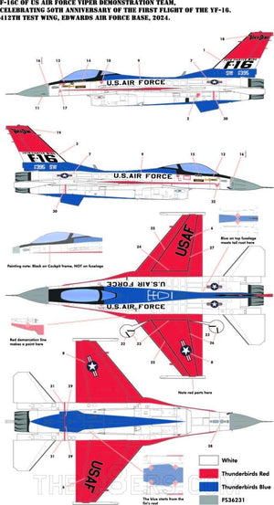 Kinetic K48107 F-16C Viper Demo Team 2024 1/48 – image 2