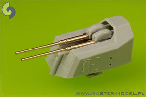 Master SM-200-007 German battleship Bismarck - secondary and heavy AA armament barrels - 15cm (12 pcs), 10,5 cm (16 pcs) – zdjęcie 5