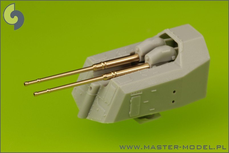 Master SM-200-007 German battleship Bismarck - secondary and heavy AA armament barrels - 15cm (12 pcs), 10,5 cm (16 pcs) – zdjęcie 5