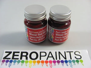 Peinture Zero Paints ZP-1239-180/A Lancia Delta HF Integrale Evo - Rouge Winner (Nacre) - 2 pots de 30 ml