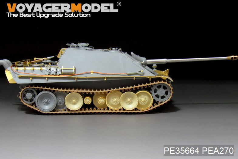 Maquette Voyager PEA270, Jagdpanzer Panther A/G/F allemand de la Seconde Guerre mondiale, roues de route dégradées (GP), échelle 1/35 – image 7