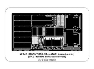 Aber 48049 STURMTIGER (Mortier d&amp;#39;assaut RW61 38 cm) Vol.2 AFV 1/48 – image 10