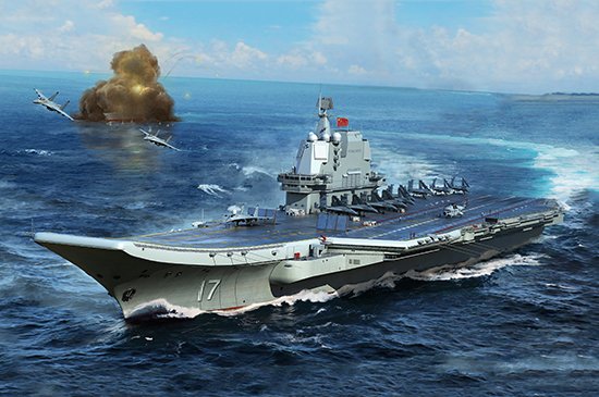 Trumpeter 06725 PLA Navy type 002 Porte-avions 1/700 – immagine 2