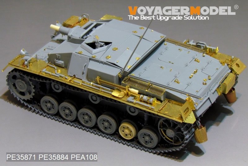 Voyager modèle PE35871 WWII allemand StuG.III Ausf.C/D Basic pour DRAGON 1/35  – immagine 3