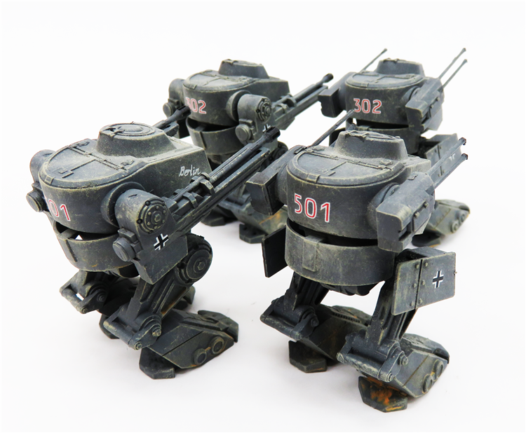 Modelcollect UA72195 Fist of War Mech de combat léger allemand Blf-100A de la Seconde Guerre mondiale, échelle 1/72 – image 5