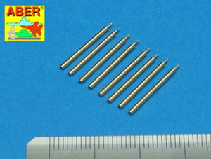 Aber A48 109 Set of 8 turned cal .50 (12,7mm) U.S. Browning M2 barrels for P-47 Thunderbolt 1/48 – zdjęcie 4