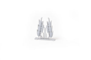 Eduard 672409 Spitfire Mk. V three-stacks exhaust fishtail PRINT Tamiya 1/72