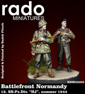 RADO Miniatures RDM35003 Front de bataille Normandie 12. SS Pz.Div. &amp;quot;HJ&amp;quot; été 1944 (deux figurines) 1/35