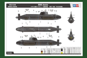 Hobby Boss 87022 HMS Astute (SSN) 1/700 – image 3