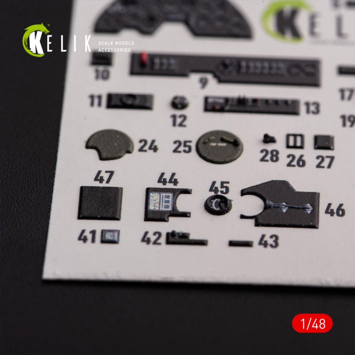 KELIK K48108 P-38F « Lightning » - décalcomanies 3D intérieures pour maquette Academy au 1/48 – Bild 7