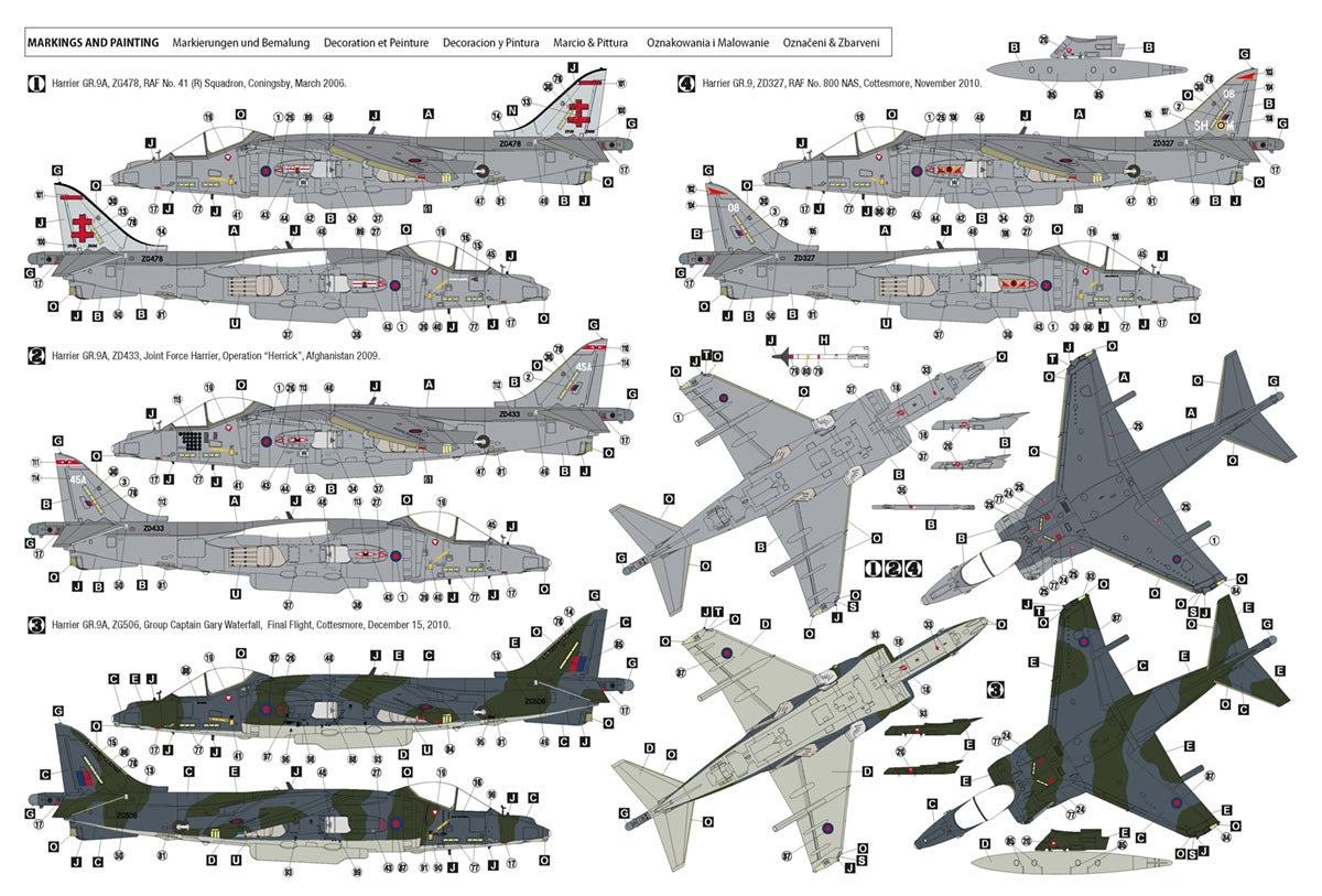 Hobby 2000 48044 Harrier GR.9 (Hasegawa + CARTOGRAF + MASQUES) 1/48 – image 3