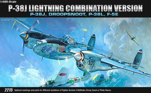 Academy 12282 P-38J LIGHTNING VERSION COMBINÉE 1/48