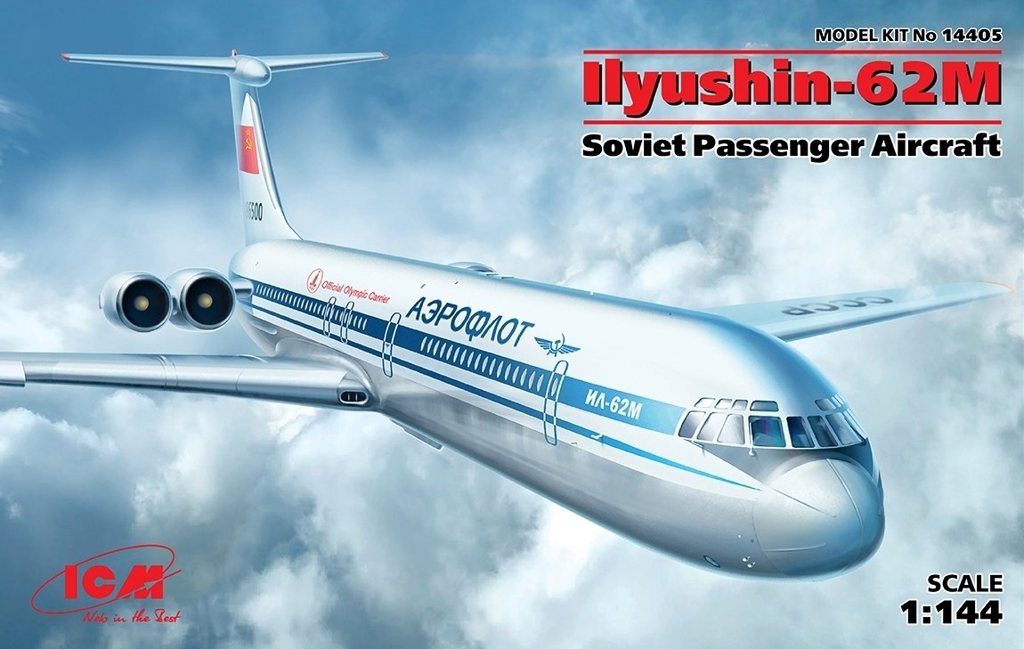 ICM 14405 Ilyushin-62M, Avion de passagers soviétique 1/144