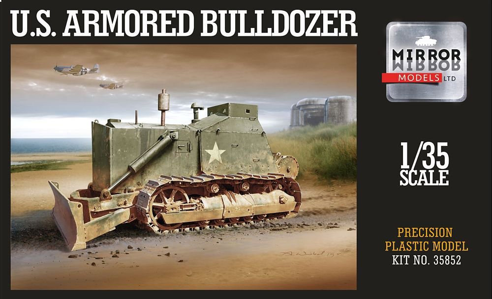 Maquette Mirror Model 35852 Bulldozer blindé américain 1/35