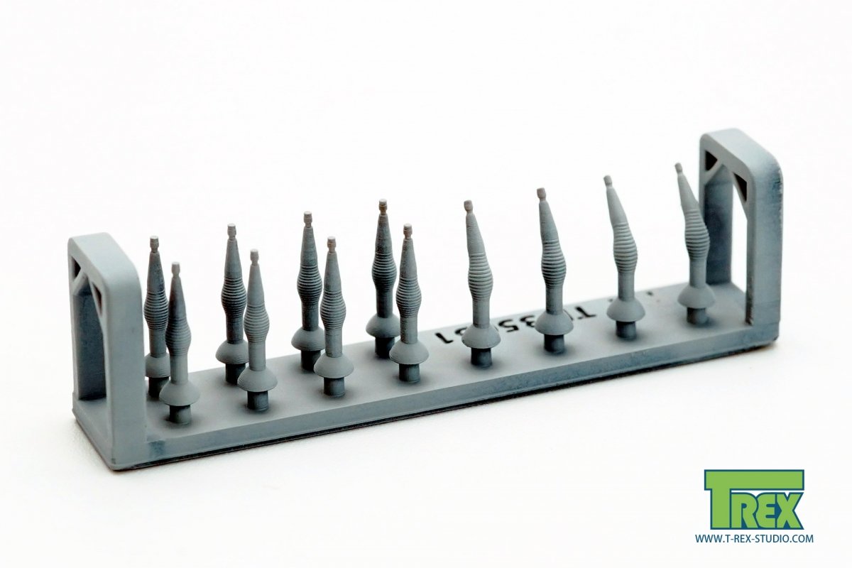 Kit de montage d&amp;#39;antenne T-Rex Studio TR35051 pour véhicules blindés américains modernes à l&amp;#39;échelle 1/35 – image 2