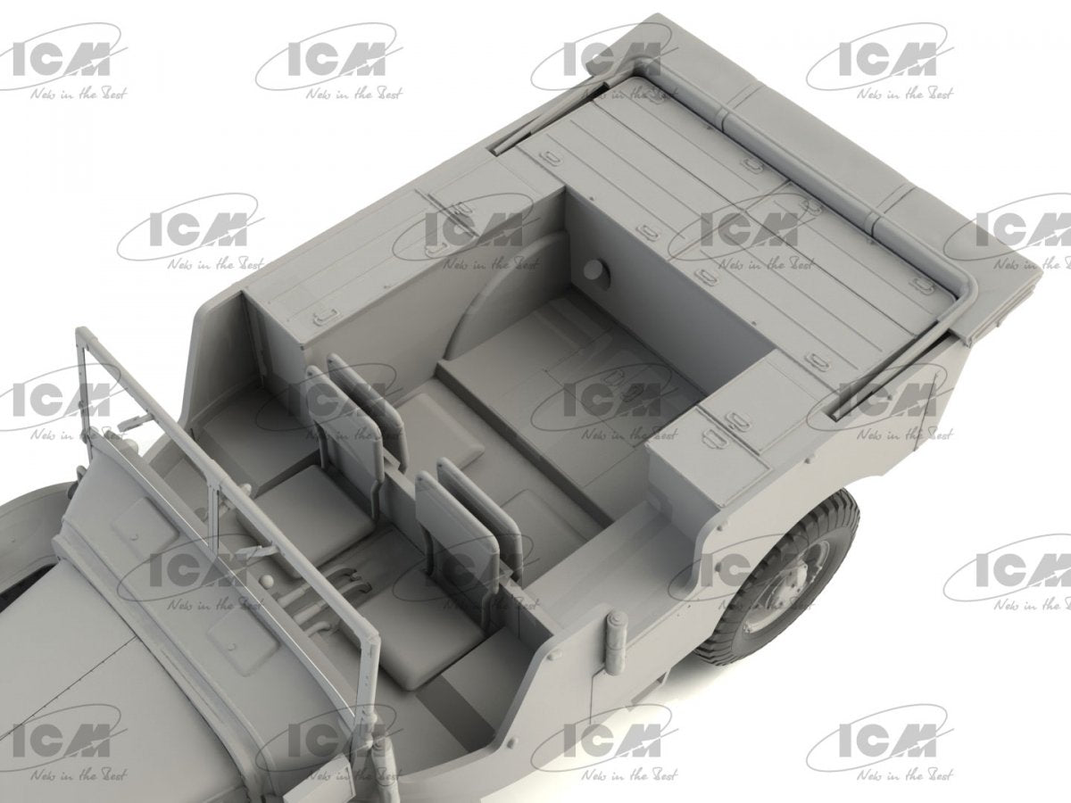 ICM 35573 Laffly (f) Type V15T Véhicule militaire allemand de la Seconde Guerre mondiale 1/35 – imagen 4