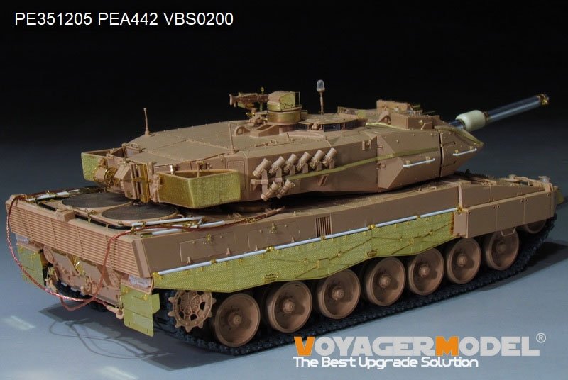 Maquette Voyager PE351205 Char de combat principal allemand Leopard 2A5 de base (pour RFM 5076) 1/35 – immagine 3