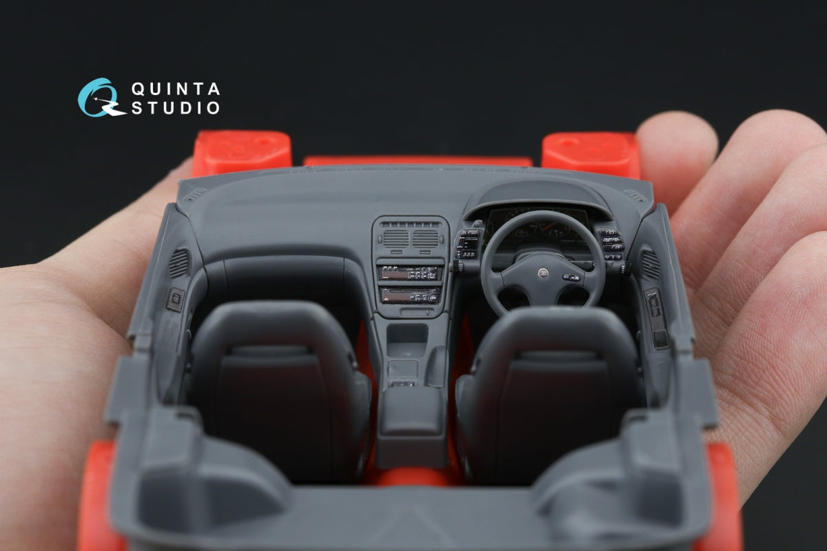 Intérieur coloré imprimé en 3D sur papier décalcomanie (Hasegawa) Quinta Studio QD24020 Nissan Fairlady 300ZX Z32, échelle 1/24 – image 15