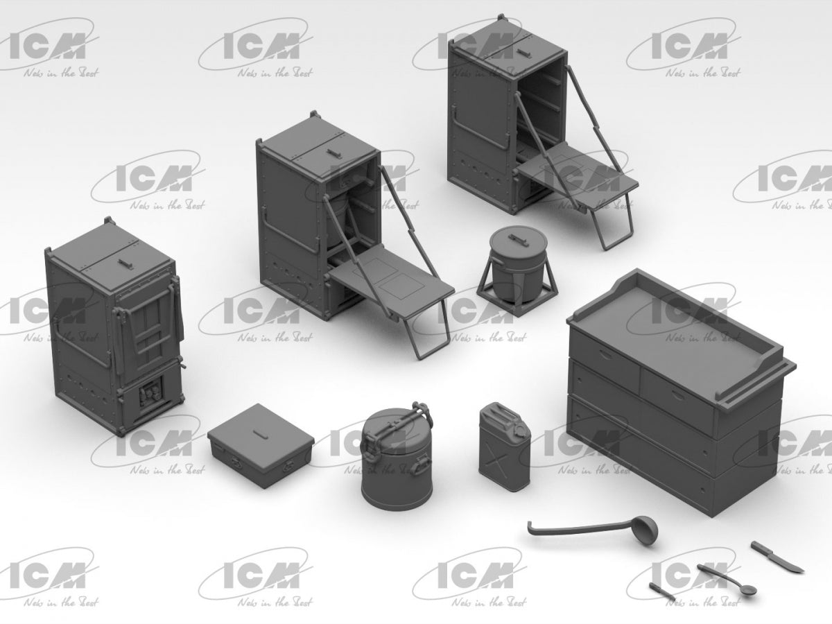 Camion-cuisine de l&amp;#39;armée américaine de la Seconde Guerre mondiale ICM 35587, échelle 1/35 – immagine 7
