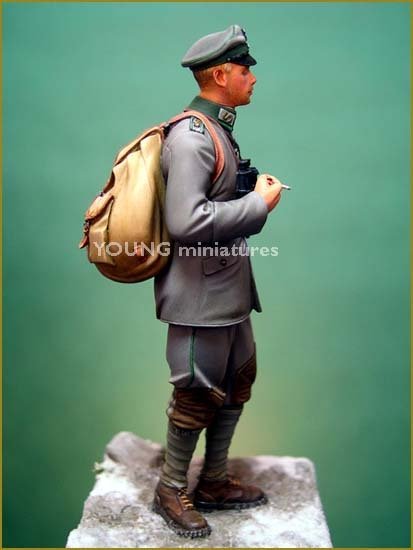 Young Miniatures YM7001-R Oberleutnant 3rd Light Infantry Regiment 1917 70mm – zdjęcie 3