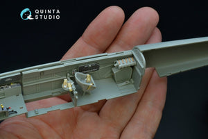 Intérieur imprimé en 3D et coloré sur papier décalcomanie Quinta Studio QD48192 Bf 110C/D (pour maquette Cyber-hobby) 1/48 – image 5