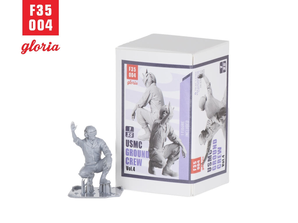 Figurines imprimées en 3D à l&amp;#39;échelle 1/35 de l&amp;#39;équipe au sol Gloria F35004 USMC Type 4 – image 5