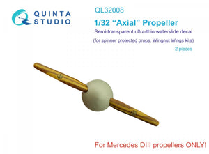 Quinta Studio QL32008 Hélices en bois Axial (Wingnut Wings) 1/32