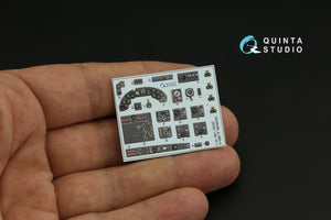 Intérieur imprimé en 3D et coloré sur papier décalcomanie (ICM) Quinta Studio QD48366 Ju 88A-4 1/48  – image 9