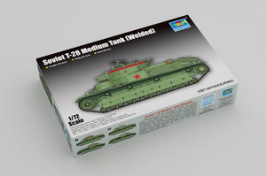 Trumpeter 07150 Soviet T-28 Medium Tank (Welded) 1/72 – zdjęcie 2