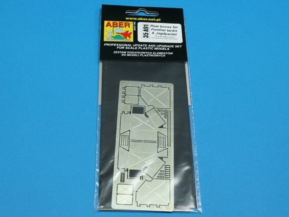 Aber 35A091 Boîtes arrière pour chars Panther et canon automoteur Jagdpanter (1/35) – image 3