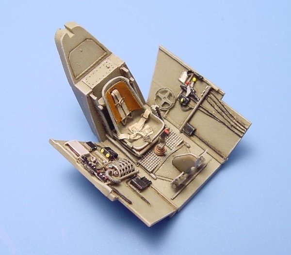 Aires 7081 Messerschmitt Bf 109E3/4, kit cockpit 1/72 TAMIYA