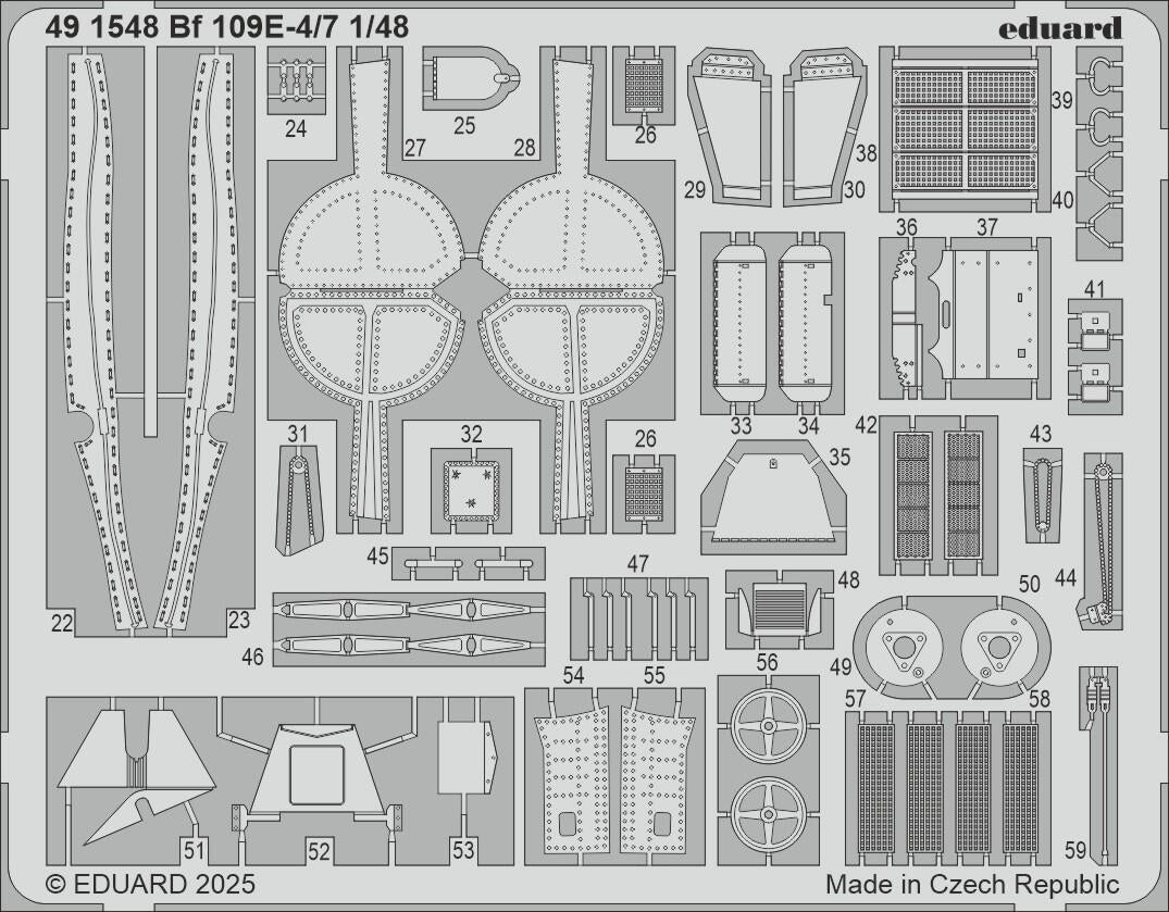 Eduard 491548 Bf 109E-4/7 TAMIYA 1/48