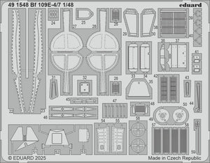 Eduard 491548 Bf 109E-4/7 TAMIYA 1/48