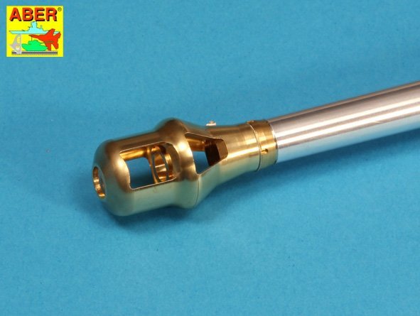 Aber 16L-08 Frein de bouche ancien pour le canon des premiers chars Tiger I et Tiger II (tourelle Porsche) / Frein de bouche ancien pour le canon de 8,8 cm des Tiger I et Tiger II (tourelle Porsche) allemands, échelle 1/16 – image 6