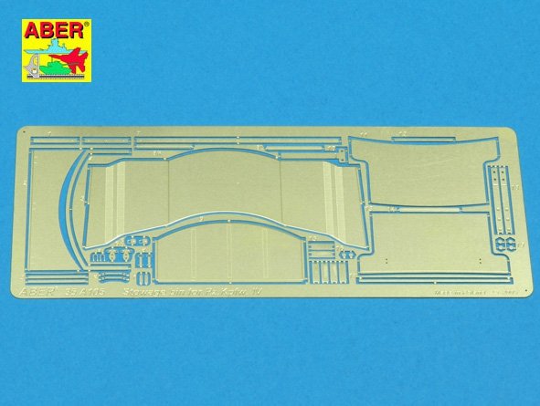 Aber 35A105 Bac de rangement tourelle pour Pz.Kpfw. IV (1/35) 
