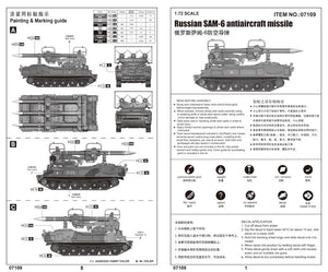 Trumpeter 07109 Missile antiaérien russe SAM-6 1/72 – immagine 2