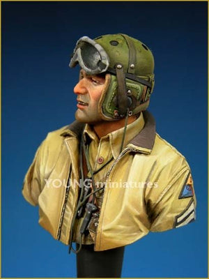 Young Miniatures YM1808 ÉQUIPAGE DE CHAR AMÉRICAIN Europe Seconde Guerre mondiale 1/10 – immagine 5