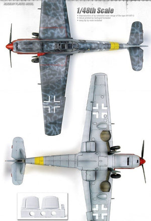 Academy 12225 MESSERSCHMITT Bf109T-2 1/48 – imagen 4