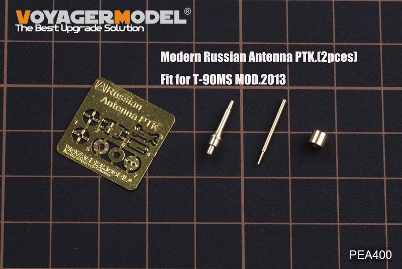 Antenne PTK russe moderne Voyager modèle PEA400 (version T-90MS 2013 utilisée) GP 1/35